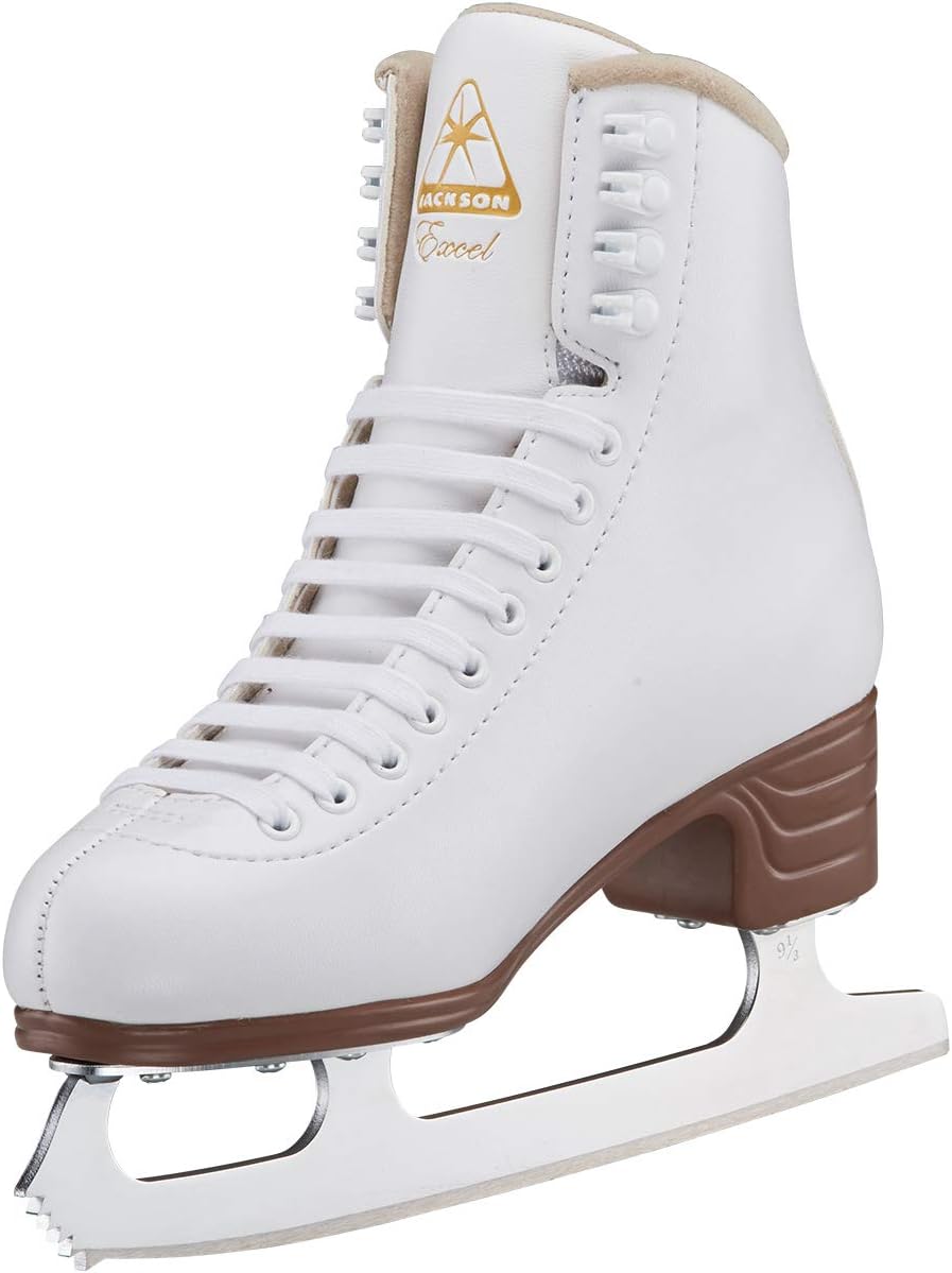 Jackson Ultima Excel Series JS1290 / JS1291 / JS1294 White, Womens and Girls Figure Ice Skates