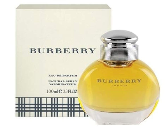 Burberry Women's Classic Eau de parfum Spray, 3.3 Fl Oz