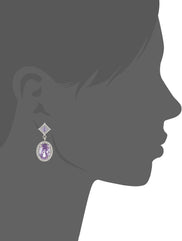 Aldo Women's Yboede Earring, Purple
