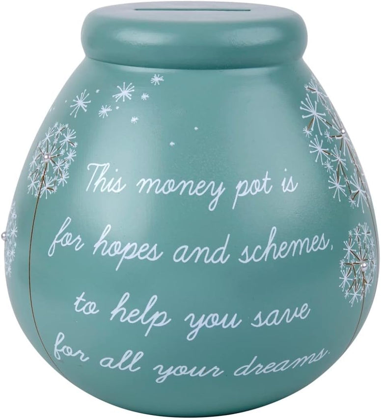 Dandelion Pots of Dreams Money Pot Save Up & Smash Money Box Gift