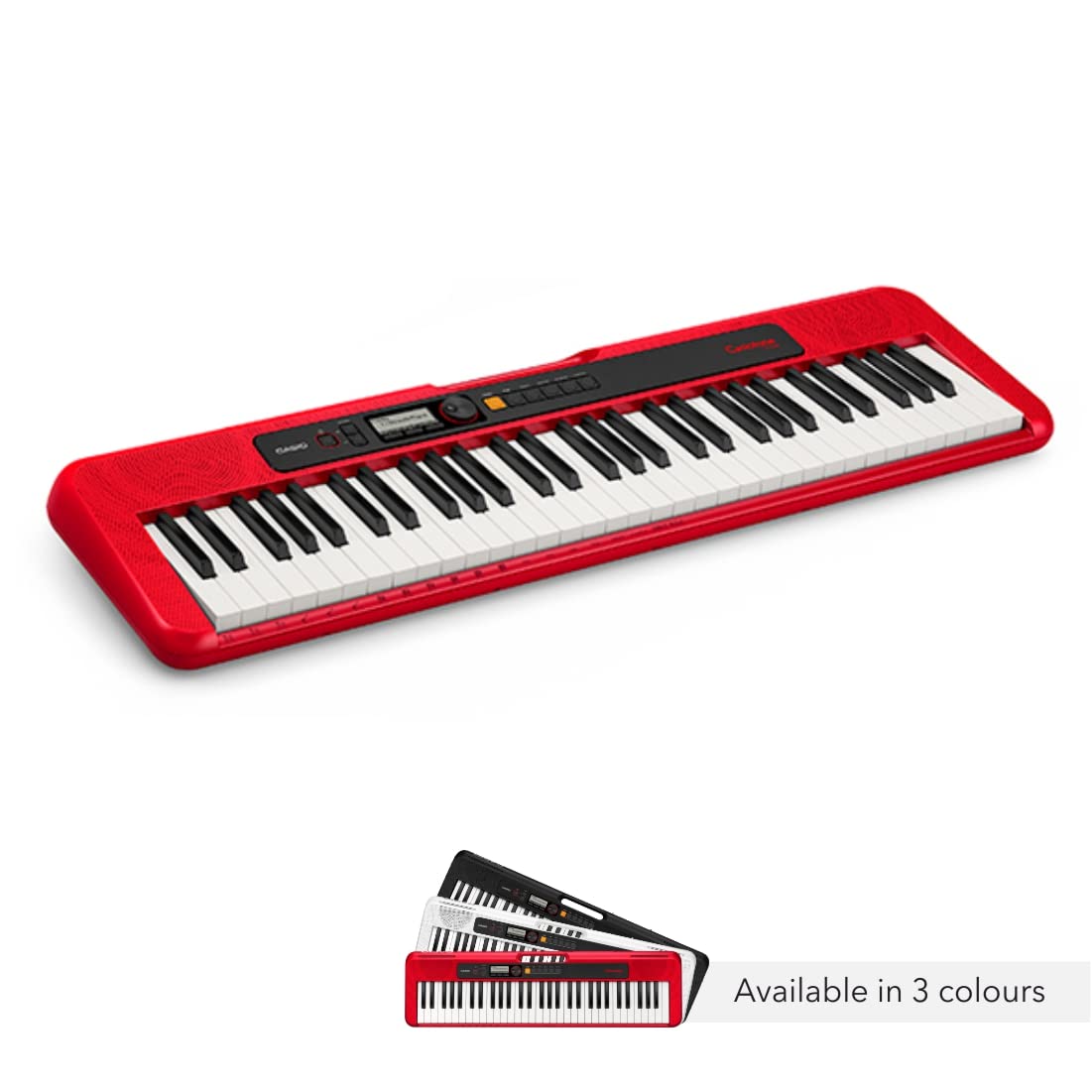 Casio Ct-S200Rd Keyboard In Red With 61 Standard Keys And Accompanying Automatic