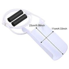 Sock Aid Tool Easy On and Easy Off Stocking Slider Pulling Assist Device with Foam Handles 35.4Inch Adjustable Cords Socks Helper for Elderly,Disabled,Pregnant,Diabetics(1 Pair)