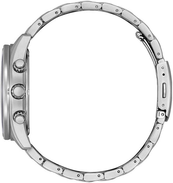 Citizen Men's Chronograph Japanese Quartz Watch with Stainless Steel Strap CA0770-72X, Silver, bracelet