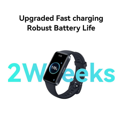 HUAWEI Band 8 Fitness Watch - Ultra Thin Smart Band design with Up to 2 Weeks Battery Life - Activity Trackers Compatible with Android & iOS with Full Health Management & Sleep Tracking - Bla