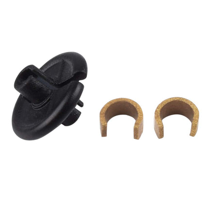 Yls Archery Slide-On Kisser Button (Pack of 2), The Ultimate Bowstring Kisser - Flexible Soft Comfort - 9/16