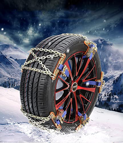 Baceyong 1Pc/4Pcs/8Pcs/10Pcs Car Tyre Snow Chain Suv Vehicle Mud Emergency Stainless Steel Anti-Slip Strap