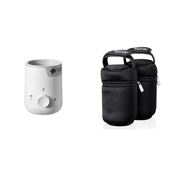 Tommee Tippee Closer To Nature Electric Bottle And Food Warmer + Tommee Tippee Closer To Nature Insulates Bottle Carrier (2'S)