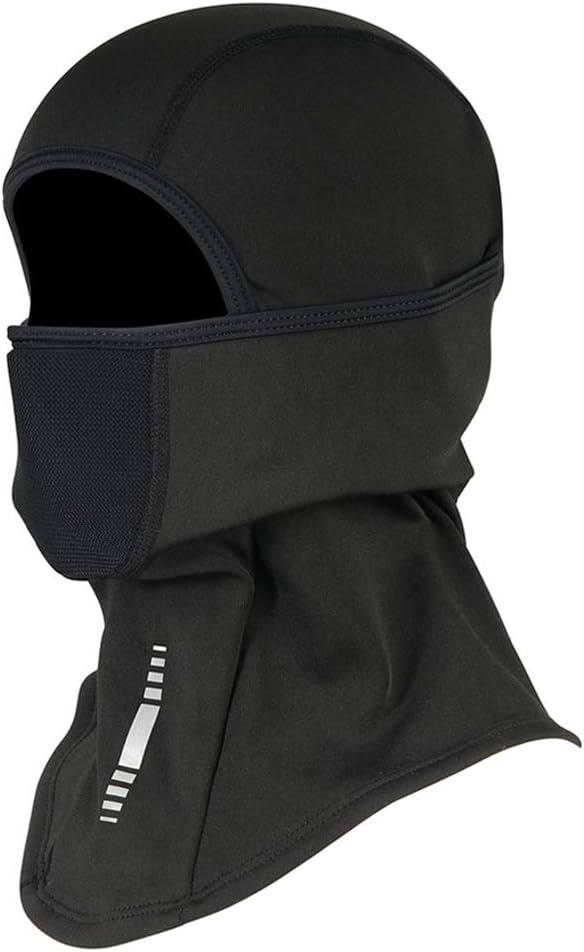 Balaclava Face Mask Winter Fleece Thermal Ski Mask, Windproof Dustproof Breathable Bandana Snowboarding Skiing Neck Warmer Hood for Men Women Black