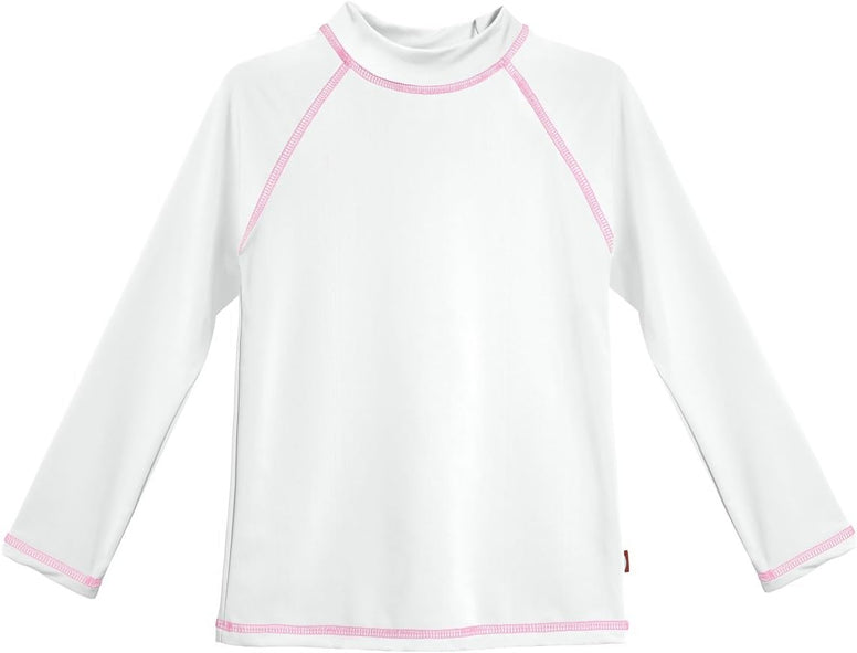 City Threads Girls' SPF50 Rash Guard Sun Swimming Tee Pool & Beach