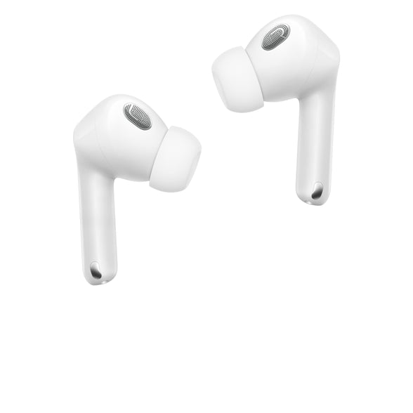 Xiaomi Buds 3T Pro DE Bluetooth In-Ear Headphones (Active Auto Noise Cancellation, Transparency Mode, Premium Surround Sound, Up to 24 Hours Battery Life with Wireless Charging Case, IP55) White