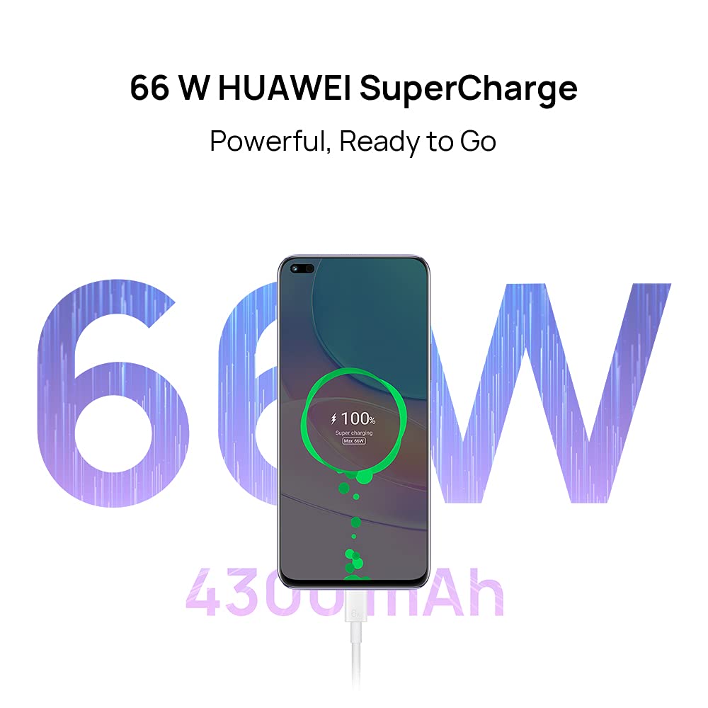 Huawei Nova 8I Smartphone 6.67" 66W Huawei Supercharge, 64Mp Ai Quad Camera, Edgeless Display, 8GB RAM + 128GB Rom, 4300 Mah, Emui 11 Starry Black, Huawei Nova 8I Starry Black, NEUmann-L22F