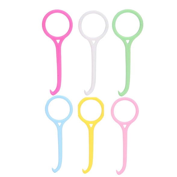 Aligner Remover Tool,Invisalign Case,Food-Grade Plastic Accessories for Oral Care (6 Pcs Different Color)