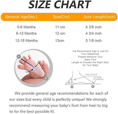 Sekantrol Infant Baby Girls Princess Mary Jane Flats Shoes,Toddler Soft Sole Wedding Dress First Walker Non-Slip Bowknot Pre-Walkers Shoes for 6 Months