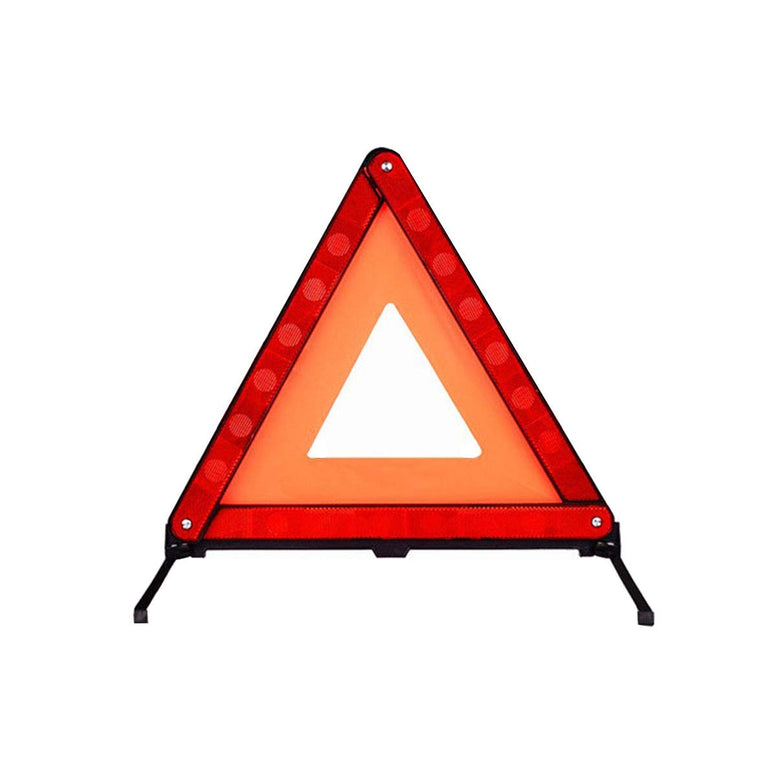 KongJies Warning Triangle, Foldable Emergency Reflector Roadside Hazard Sign Triangle with Storage Case