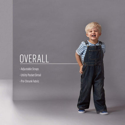 Wrangler Boy's Toddler Boys' Authentics Denim Overall Overalls (2 Years)