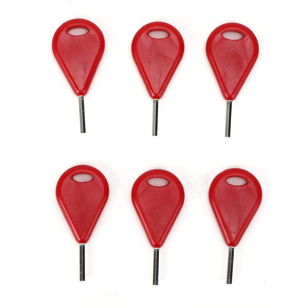 Metal 28g Lightweight Surf Fin Key, Surfboard Accessories, Surfing Equipment, With Handle Surfboard Fin Hex Key, for FCS Fins Outdoor Fun Surfing Surfboard(red)