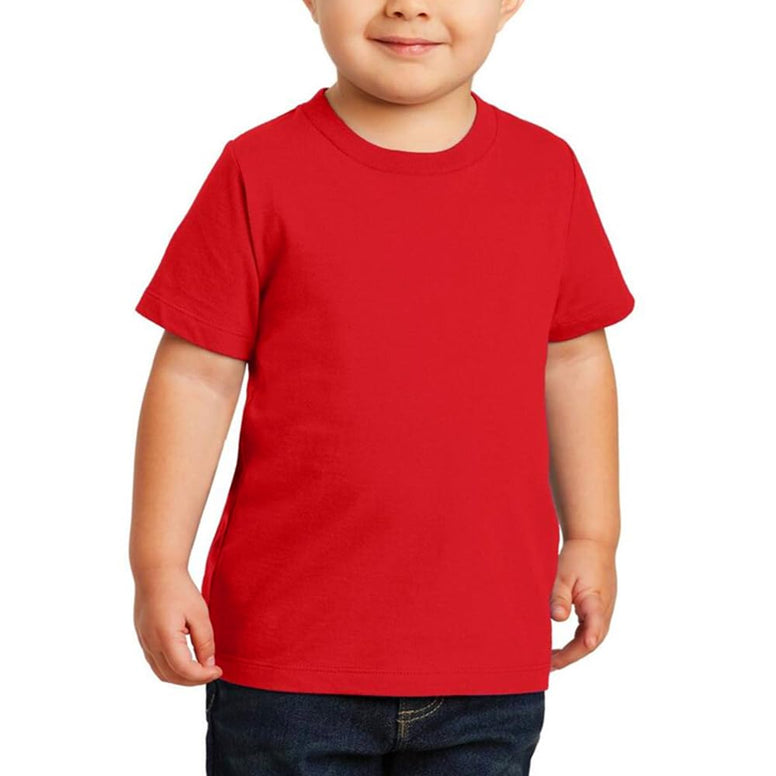 Moneysavers Kids Round Neck boys T Shirt 170 GSM Pure Cotton Basic Colors (3 Years)