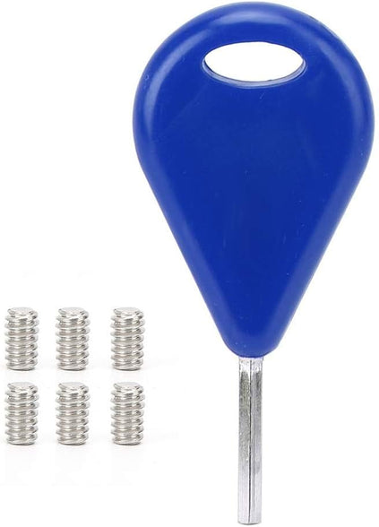 Accessories for Surfboard Fin Key Rudder Key + Screws Set, for FCS Fins Surfing Equipment