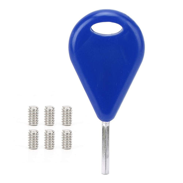 Accessories for Surfboard Fin Key Rudder Key + Screws Set, for FCS Fins Surfing Equipment