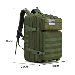 COOLBABY Military Tactical Backpack Large 45L Molle Bag Backpacks Rucksacks for Hiking Outdoor Camping Trekking Hunting