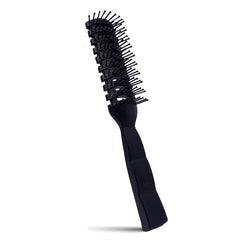 (Space Brush) - Hair Brush, Vent Brush For Women & Men, Vented Hairbrush for Blow Drying, Wet or Dry With Ball Tipped Bristles, For Short Straight Hair Perfect For Travel (Space Brush), Black