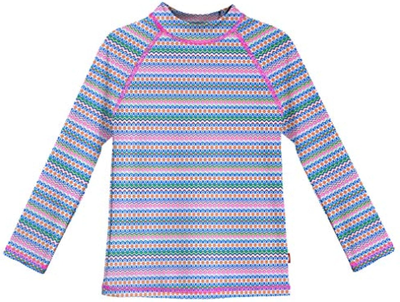 City Threads Girls' SPF50 Rash Guard Sun Swimming Tee Pool & Beach