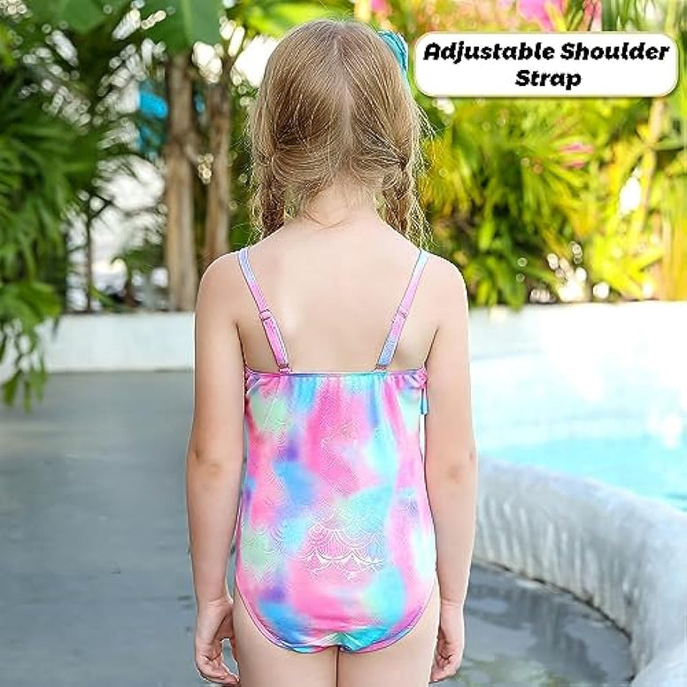 Girls Swimsuit Bathing Suit Tankini Mommy Me Two Piece One Piece Swimwear