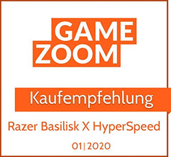 Razer Basilisk X Hyperspeed Wireless Gaming Mouse: Bluetooth & Wireless Compatible, 16K Dpi Optical Sensor, 6 Programmable Buttons, 450 Hr Battery, Classic Black