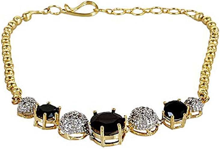 YouBella Stylish Fancy Party Wear Jewellery Gold Plated Jewellery Set for Women