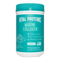 Vital Proteins Marine Collagen Unflavored - 18 servings - 221g (7.8 Oz) (Packing may vary.)