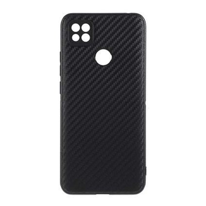 Xiaomi Redmi 9C Case Cover Carbon Fiber Design TPU Black Soft Slim Flexible Shock Absorbent Protective Case Cover for Xiaomi Redmi 9C (Black) by Nice.Store.UAE