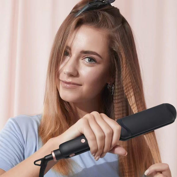 Rosy Forth Hair Crimper Hair Waver Straightener Iron with 4 Interchangeable Ceramic Plates, Hair Styler Crimping Iron for Hair Volumizing, Straightening with 4 Heat Settings Adjustable Temperature