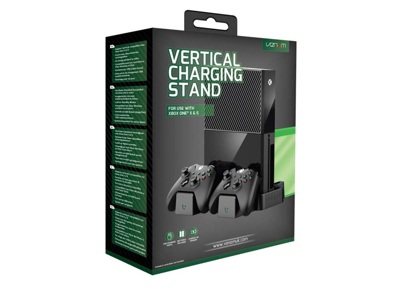 Venom Xbox One Vertical Charging Stand for Xbox One X & S - Black