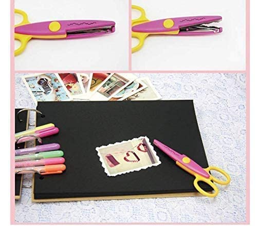 UCEC 6 Colorful Decorative Paper Edge Scissor Set, Great for Teachers, Crafts, Scrapbooking, Kids Design