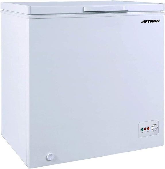 Aftron AFF155H Chest Freezer, 150 Liter Capacity, White