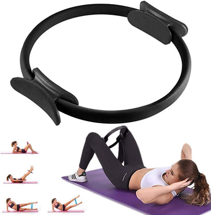 KH Fitness Circle Yoga Pilates Ring, Pilate Exercise Rings for Toning Abs,Thighs and Legs