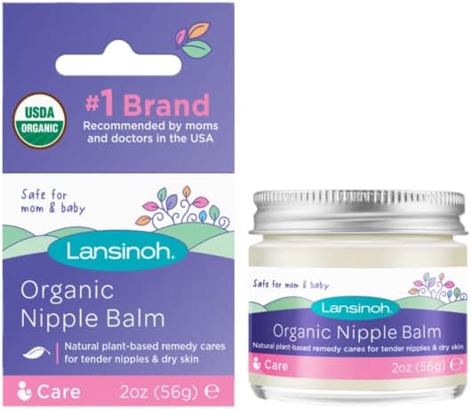 Lansinoh Organic Cream for Breastfeeding, 2 Ounces