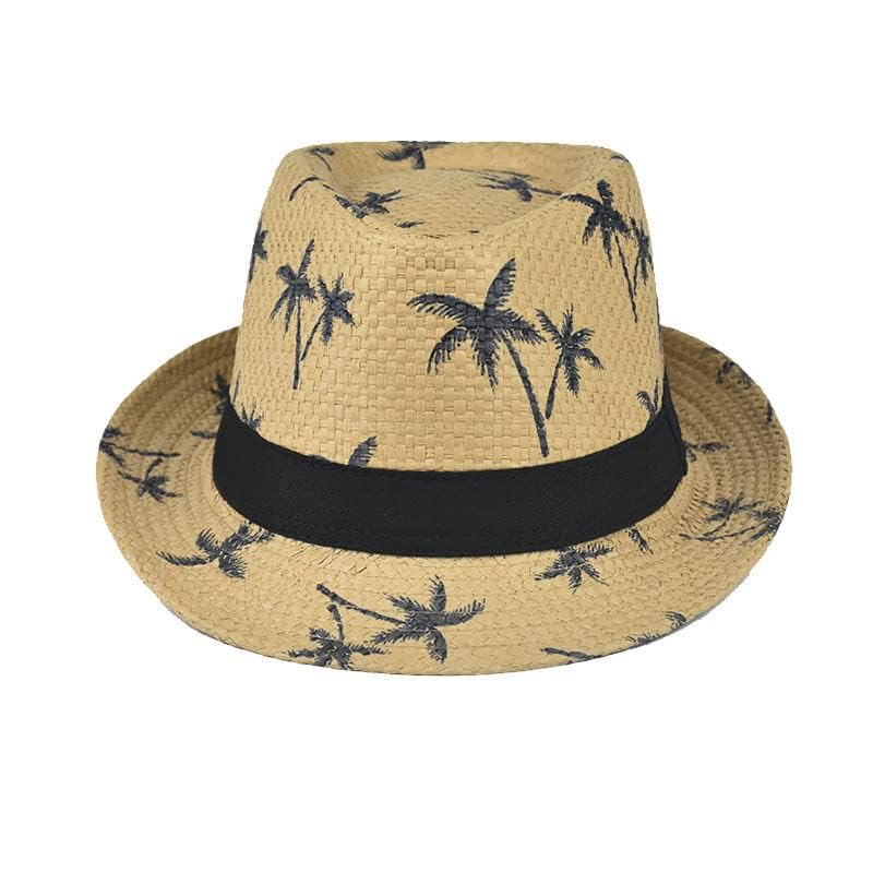 THE WHITE SHOP Accessory Adult Luau Fedora Hat-Beiqe