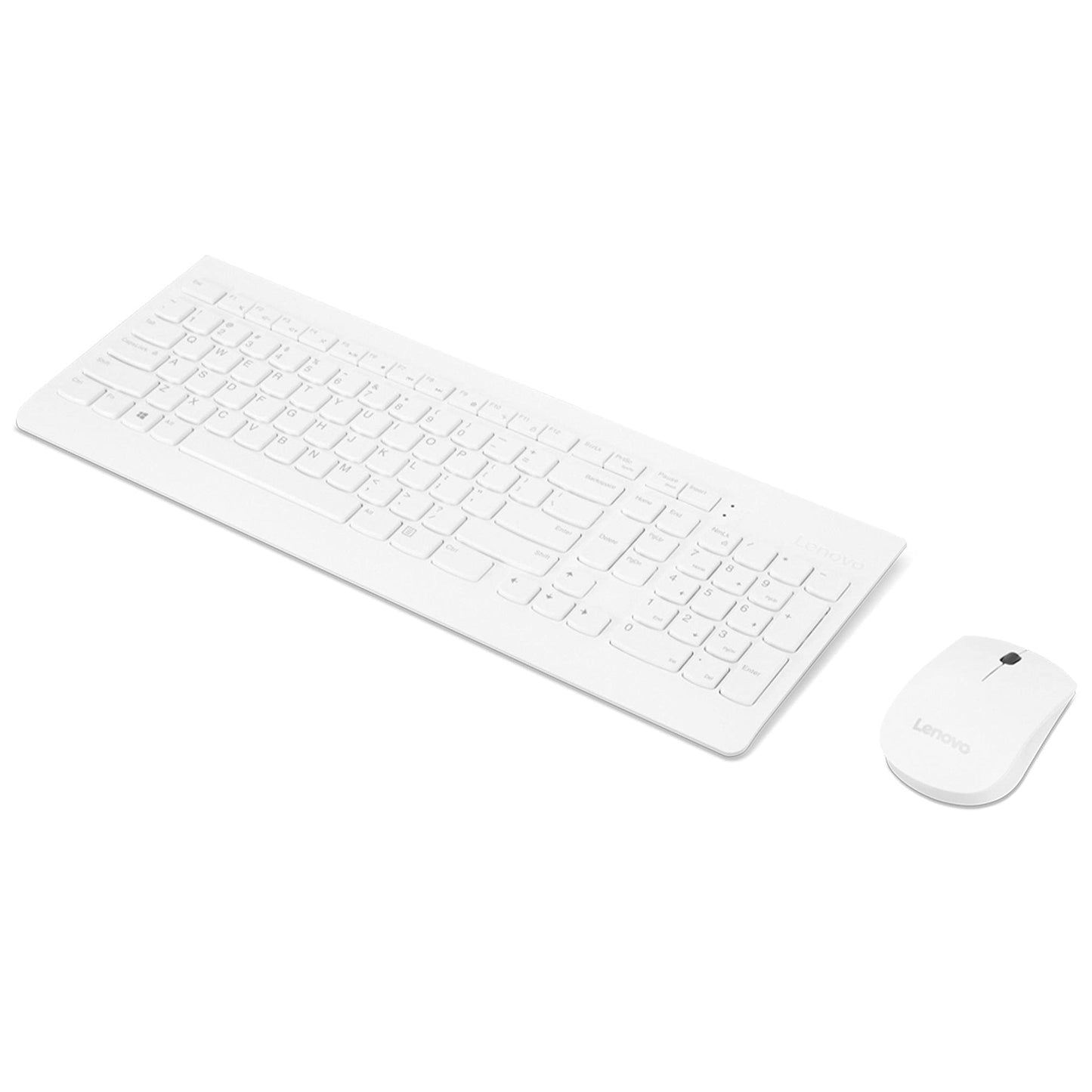 Lenovo 510 Wireless Combo Keyboard & Mouse (White) - EN-AR