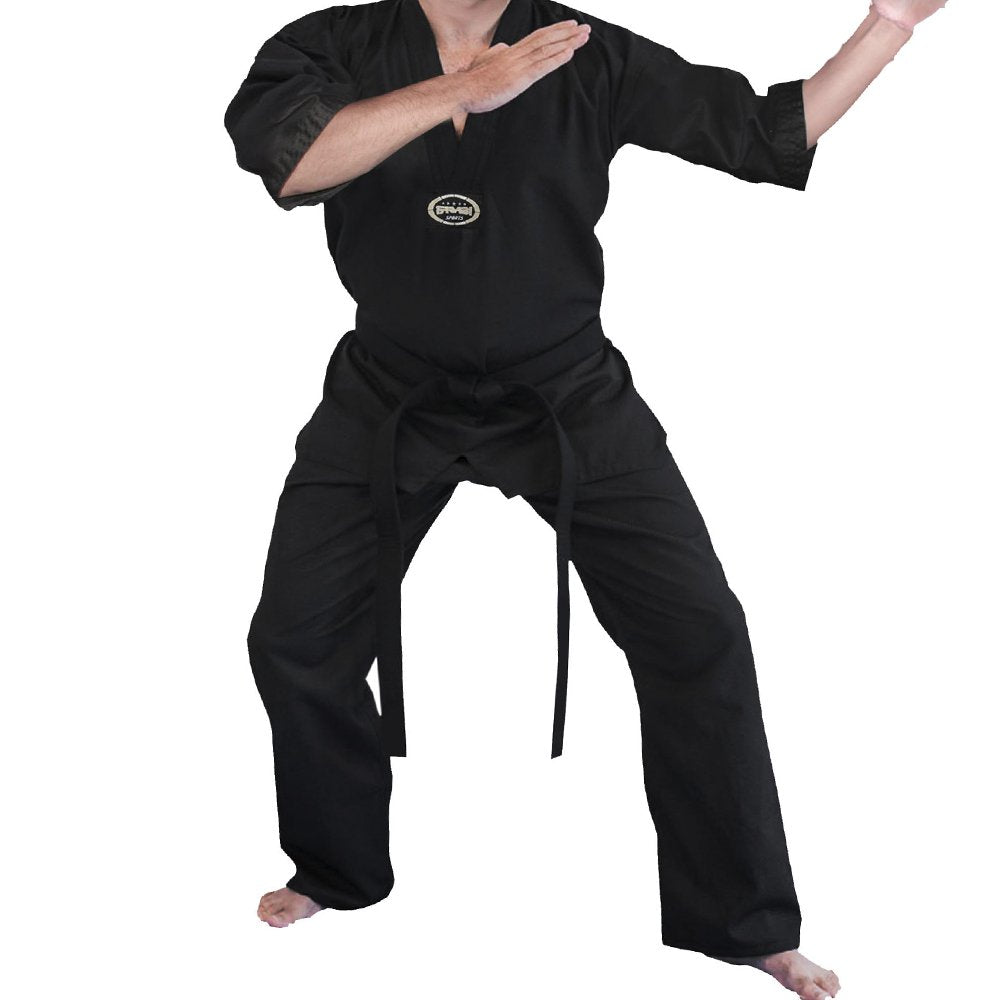 Farabi Taekwondo Uniform Mix Martial Arts Uniform Set Black (180cm)