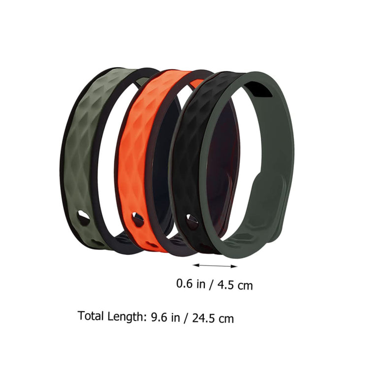 INOOMP 3pcs Anti-static Bracelet Accessories for Men Workout Accessories for Men Colored Wristbands Men Wristband Running Sports Accessory Bracelet for Sports Fashionable Unisex Bracelet