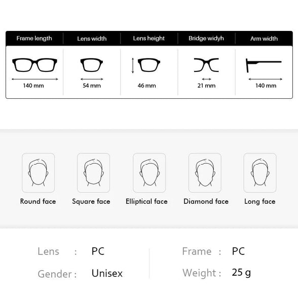 BJOHN Blue Light Blocking Eyewear, Computer/Gaming/TV/Phones Glasses for Women Men, Anti Eyestrain & UV Glare - Package Includes Glasses, Stylish Case, and Cleaning cloth
