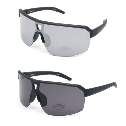 UNTAMID Sports Sunglasses for Men Women Youth Shades Cycling Baseball Fishing Running Sun Glasses, UV400 Protection, 2-Pack