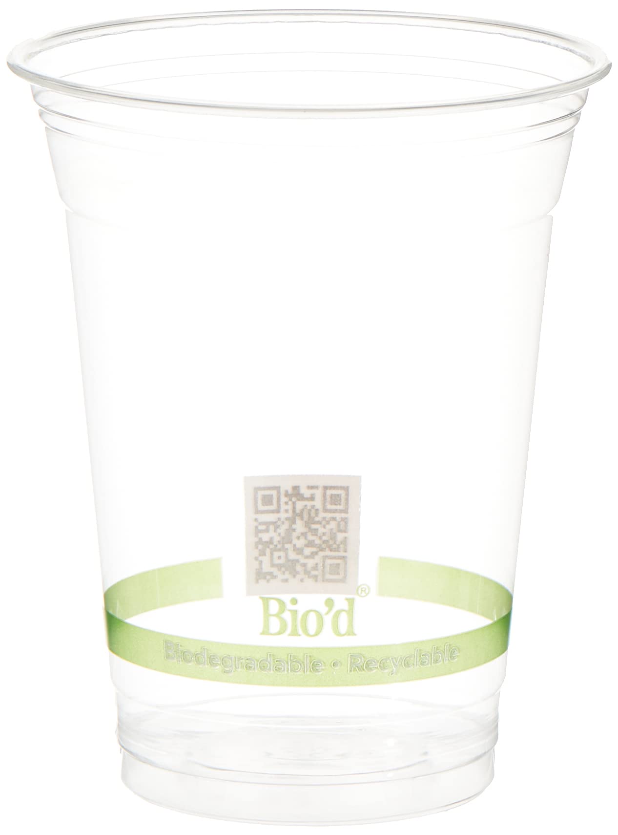 Fun® Biodegradable disposable clear plastic cup 16 Oz for Juices, Water, Cold Drinks,Drinking Cups, White Party Cups for Birthday Parties, Picnics, Ceremonies, and Weddings (Pack of 15)