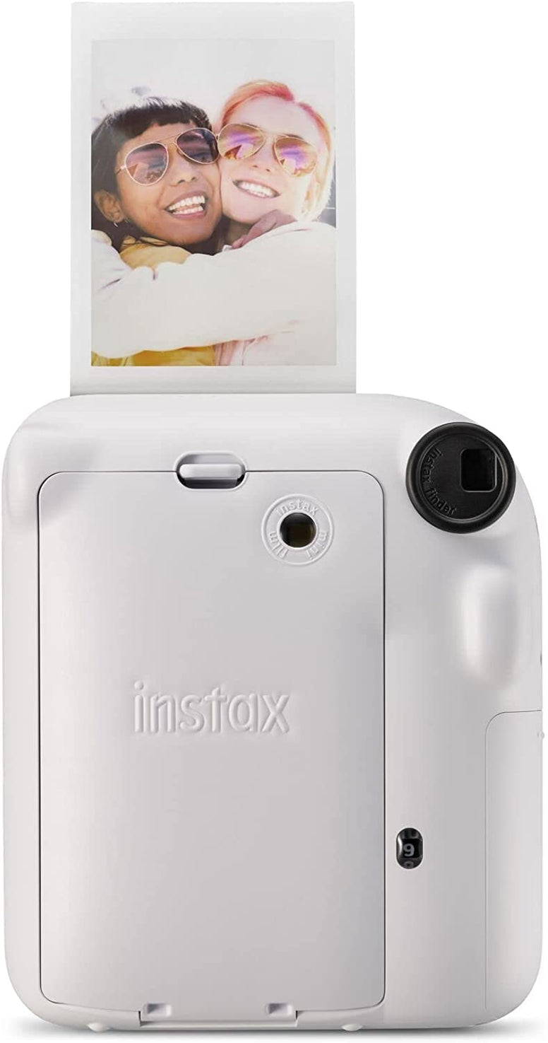 Fujifilm Instax Mini 12 Instant Camera - Clay White + 2 Pack Film