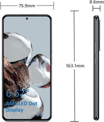Xiaomi 12T (Cosmic Black 8GB RAM, 256 Storage) - 120Hz CrystalRes AMOLED DotDisplay | 108MP pro-grade camera | MediaTek Dimensity 8100-Ultra | Smart 120W HyperCharge