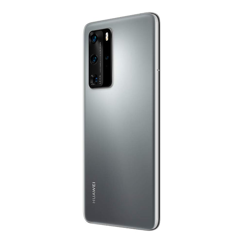 Huawei P40 Pro (5G) ELS-NX9 Dual/Hybrid-SIM 256GB Factory Unlocked Smartphone - International Version (Silver Frost)