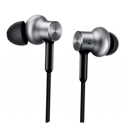 Xiaomi Mi Qtej02Jy Original Circle Iron Hybrid Earphone Headphone Headset Earbud In-Ear Remote & Mic-Silver Pro Hd Version, Zbw4369Ty