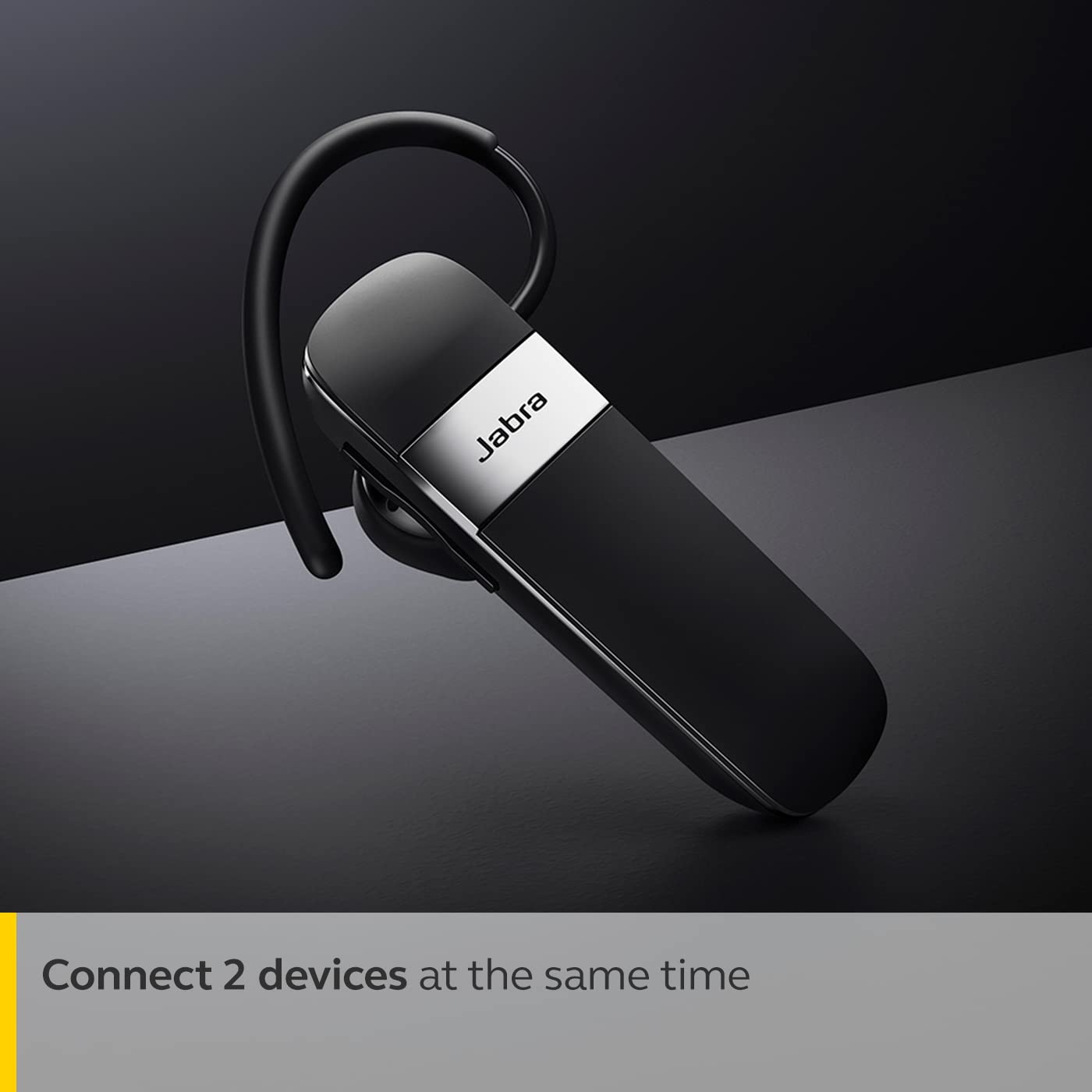 Jabra Talk 15 SE Mono Bluetooth Headset - Wireless Single Ear Headset with Built-In Microphone, Media Streaming and up to 7 hours Talk Time - Black