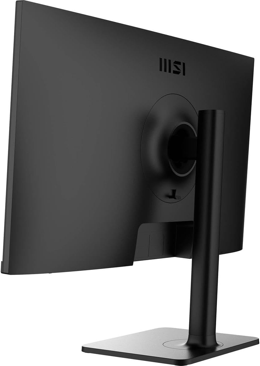 MSI Modern MD272QP, 27", 2560 x 1440 (QHD), IPS, 75Hz, TUV Certified Eyesight Protection, 5ms, HDMI, Displayport, USB C, Tilt, Swivel, Height Adjustable, Pivot,Black